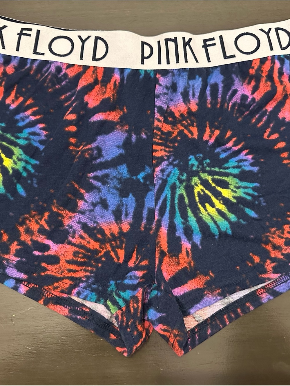 Pink Floyd Kids Multicolor Tie-Dye Navy Boxer Briefs